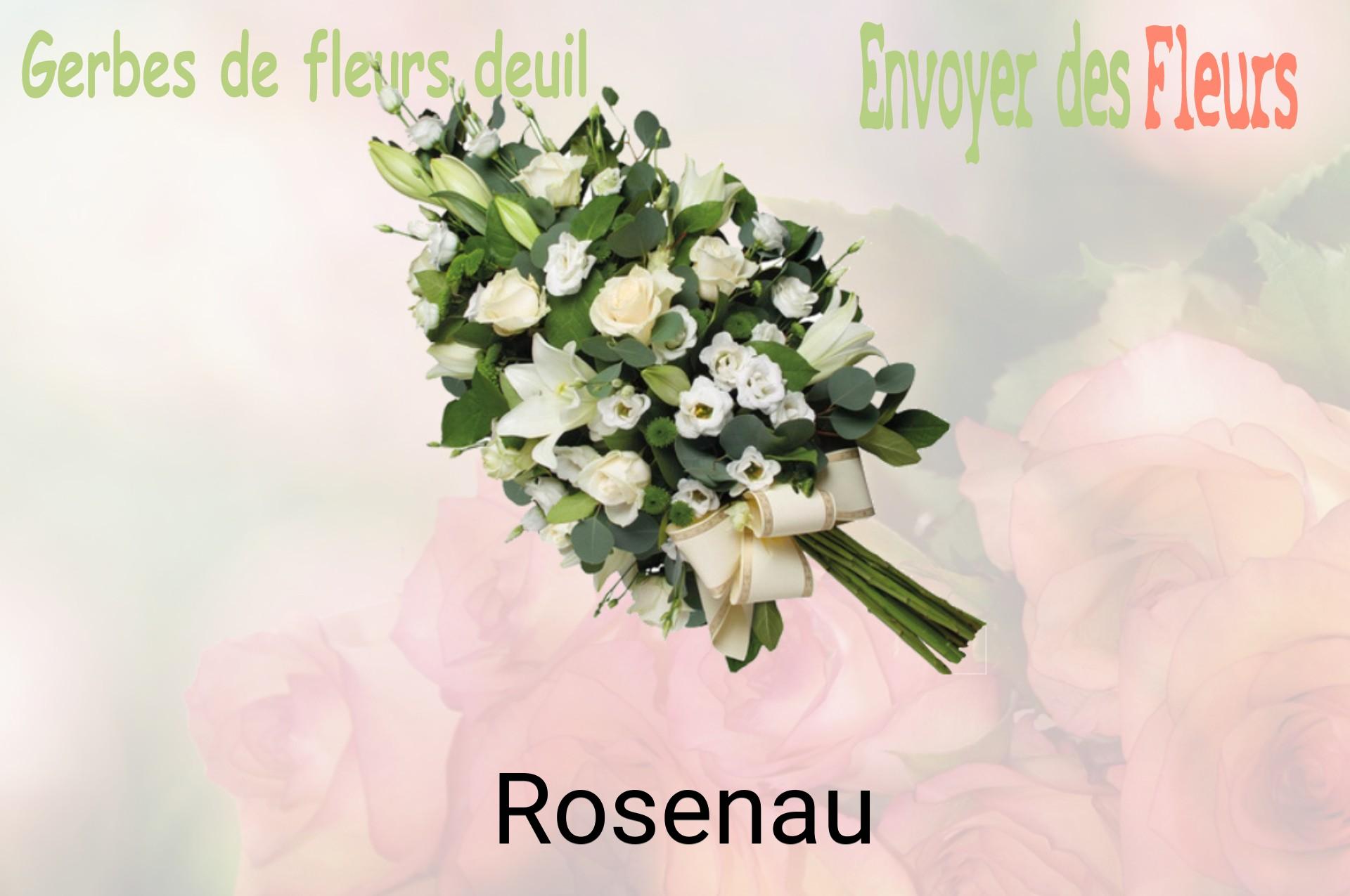 Gerbe de fleurs de deuil livrée à Rosenau